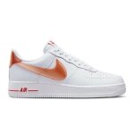 Basket air force 107 - nike - blanc - cuir - lacets - adulte