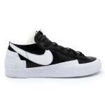 Nike blazer low x sacai blk cuir verni noir