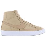 Nike blazer mid premium (w) - femmes sneakers baskets chaussures cuir beige dq7572 - 200