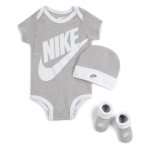 Ensemble 3 pices nike futura - bb fille - gris - sans manche - respirant
