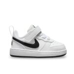 Chaussures pour bb - nike - court borough low recraft - blanc - lacets - plat