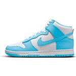 Basket haute - nike - dunk hi retro - blanc / bleu ciel - respirant - mixte - adulte