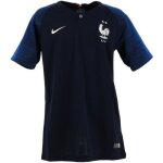 Nike maillot de football r�plica fff brt stad jsy ss hm - enfant - bleu / gris anthracite / blanc