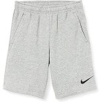 Short de football nike pour enfants en molleton - gris - respirant