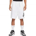 Nike short club alumni - homme - blanc - 100% coton - coupe regular
