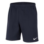 Nike short homme en �ponge (pantalon de surv�tement court) ? bleu uni ceinture �lastique
