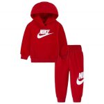 Survêtement - nike - club fleece - rouge - bébé - manches longues Survêtement - nike - club fleece - rouge - bébé - manches longues