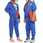 Survtement enfant - nike - club fleece zip - bleu - manches longues - respirant