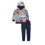 Survêtement enfant - nike - mj brooklyn printed - noir - manches longues - respirant Survêtement enfant - nike - mj brooklyn printed - noir - manches longues - respirant