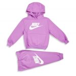 Nike survêtement pour fille club fleece violet 86l135 - p3r Nike survêtement pour fille club fleece violet 86l135 - p3r