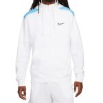 Sweat  capuche et zip pour homme - nike - club blanc fq8819 - 100