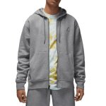 Sweat  capuche et zip nike essential gris dq7350 - 091 - homme