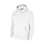 Sweat - nike - jr park 20 fleece - blanc - enfant - manches longues - col capuche