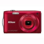 Nikon coolpix s3300 rouge appareil photo num�rique compact