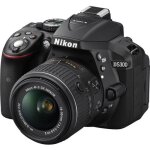 Nikon d5300 appareil photo numrique reflex + objectif 18 - 55mm vr ii - noir
