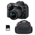 Nikon d7500 + af - p dx nikkor 18 - 55 mm f / 3. 5 - 5. 6g vr + sac + sd 4go