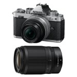 Nikon appareil photo hybride z fc + z 16 - 50 silver + z 50 - 250