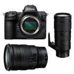 Nikon appareil photo hybride z8 + z 24 - 70mm f / 2. 8 s + z 70 - 200mm f / 2. 8 vr s