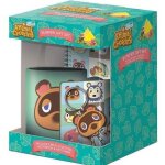 Coffret cadeau animal crossing - nintendo - mug carnet dessous de verre et porte - cl�s