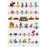 Poster maxi - nintendo - super mario - 61 x 91. 5 cm - dcoration murale - multicolore