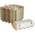 Nipter botes d?ufs de 10 en carton recycl grises bote alimentaire sans impression en lot de 22 pices ...