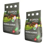 Engrais de jardin - nipter - granulets naturels de pellets de fumier de cheval - 2 sacs de 10l pour 128m2 ...