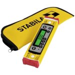 Stabila tech 196 dl 19831 niveau � bulle num�rique avec syst�me anti - glissement avec sacoche 23 cm ...