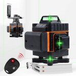 Niveau laser 16 lignes lumire verte croix 4d 360 rotation avec plateforme lvatrice et accessoires ...