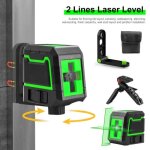Niveau laser - qingque - croix verte - auto - nivellement - portable - laser clair Niveau laser - qingque - croix verte - auto - nivellement - portable - laser clair