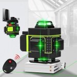 Niveau laser tempsa 16 lignes vert automatique 360 degrs avec tlcommande et support mural
