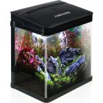 Nobleza - aquarium en verre 7l avec lumires led. systme de filtration cologique et pompe  eau intgre. ...