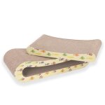 Nobleza - griffoir chats 2 en 1 grattoir chat carton ondul pour chat planche  gratter jouets  lherbe ...
