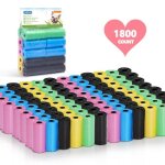 Nobleza sac a crottes chien sacs pour excrments de chien. 1800 sachets  djections canines 120 rouleaux ...