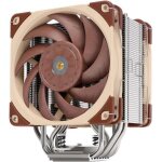 Ventilateur processeur - noctua - nh - u12a - pwm - marron - aluminium avec base en cuivre