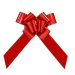 Noeud  tirer gant 58cm rouge