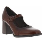 Escarpins - tamaris - noir vernis - talon dcroch haut - boucle de serrage