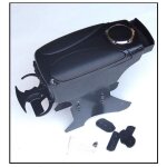 Noir accoudoir console appuie - bras universel pour dacia