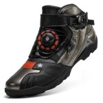 Noir bottes moto automne et hiver homme et femme grande taille 36 - 47 Noir bottes moto automne et hiver homme et femme grande taille 36 - 47