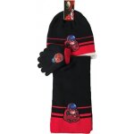 Noir - ensemble 3 pices bonnet + charpe + gants ladybug miraculous noir - unique