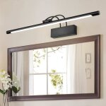 Noir led lampe pour mirior blanc froid 6000k américain eclairage de salle de bain applique mural rural ... Noir led lampe pour mirior blanc froid 6000k américain eclairage de salle de bain applique mural rural ...