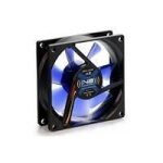 Ventilateur chssis - noiseblocker - blacksilentfan x2 - 80 mm - noir - silencieux