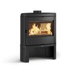 Nordica extraflame pole  bois fonte 7. 7kw noir - jennifer2. 0