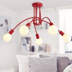 Nordique g�om�trie lampe suspensions lustre plafonniers en fer eclairage de plafond pour salle � manger ...