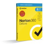 Norton 360 deluxe 2024 antivirus per 3 dispositivi licenza 1 anno software sicurezza