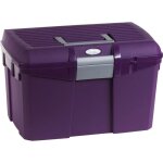 Norton coffre de pansage pour cheval - violet et gris Norton coffre de pansage pour cheval - violet et gris
