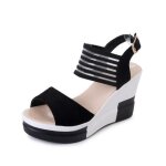 Nouveau femmes sandales compenses sandales dcontractes dt sandales  talons hauts chaussures de ...