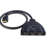 Nouveau haute qualit� 3 port hdmi 1080p 3d auto commutateur switch hub avec c�ble pour la tvhd dvd