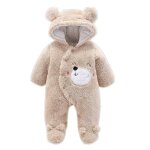 Nouveau - n bb oreille capuche tricot barboteuse combinaison salopette combinaison pour garons filles ...