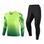 Maillot de football dautomne  manches longues pour gardien de but - vert - adulte - respirant