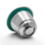 Nouvelle capsule rutilisable en acier inoxydable rechargeable rutilisable pour machine  caf nespresso ...